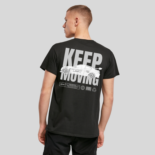 TRKPAK Regular T-Shirt Keep Moving Black